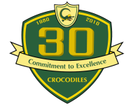 Logo zum 30jährigen Jubiläum der Cologne Crocodiles